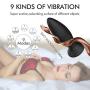 3Pcs Vibrating Butt Plug Set Anal Plug Training Kit, Remote Control 9 Vibration Modes Anal Sex Toys with Suction Cup Base for Male, Female and Beginner