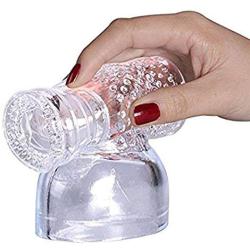 Massage Attachment Massager Attachments for Men (Clear-A)