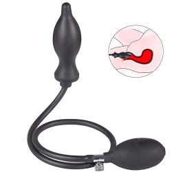 Expand Inflatable Anal Plug Silicone Training Butt Plug Anal Play Sex Masturbation Toys for Beginners Male Female