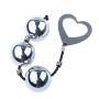 Escolourful Amal Plug Stainless Steel Beads Amal Adult Six-Toys Massager for Men Women Beginners