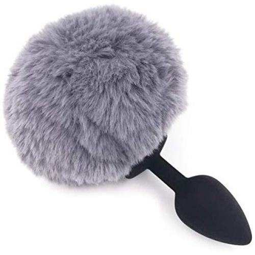 Silicone Rabbit Tail Anal Plug Bunny Tail Butt Plug Adult Toys for Women