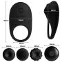 ZEMALIA Ceres Penis Rings Whisper Quiet Cock Rings Wireless Vibrating Ring Rechargeable 10 Mode Vibrator 100% Waterproof Sex Toys for Men & Women