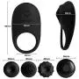 ZEMALIA Ceres Penis Rings Whisper Quiet Cock Rings Wireless Vibrating Ring Rechargeable 10 Mode Vibrator 100% Waterproof Sex Toys for Men & Women