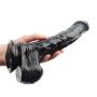 MXJYB Waterproof Silicone Material Lifelike Suction Cup Dî`ld.ɔs for Female Beginners(10inch) MXJYB (Color : Black)
