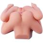 14.28Lbs Lifelike Big Size SÉ-X Dõ-ll Women Body Torso - Reálistic 3D Men Male Toy with 4 Holes TPE Material Soft and Flexible Natural