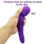Electric Wireless Handheld Wand Massager with Powerful Vibrate,for Loosen Up Muscle Tension Improve Blood Circulation,Whisper Quiet
