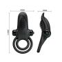 watersouprty 10 Speed Vîbrâti?g P`ênís Ring with Tongue Male CO-Ck Ring & G-Spót Víbrátórs Clítór?s Stímúlátórs Powerful Adùlt Six Toyss
