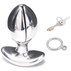 XuSha Silicone Anal Trainer Butt Plug Insert Stopper Hole Back Massager Sexual (Stainless)