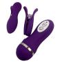 Waterproof Vibrators Sex-Toys for Women Vibrating Nipple Clamps 10 Frequency Women Nipple Vibrator Breast Massage,United King,Purple HLPXA TSHIRT