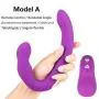 UXBCR Hands Free Silicone Pleasure Toy Vibrating Silicone Strapless Strap On for Women Couple Lesbian Relax Massage Wand UXBCR Hands Free Silicone Pleasure Toy Vibrating Silicone Strapless Strap On for Women Couple Lesbian Relax Massage Wand
