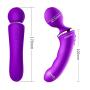 IBall Wand Massager Powerful, G Spot Vibrator Magic Wand with Dual Motors, Clitorial Stimulater Dildo Masturbator for Women and Couple Fun