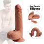 Persist in Rotating Texture Unique Perfect Female Mens All-Silicone Huge Reality Security Real Soft Imitation Strong Suction SE Toy G-bar Toy CHUKRUK0917