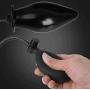 JSFQ Sex Silicone Adjustable Size Inflatable anall Plug Adult Toys， Hand-held Pump with Inflatable Plug Toy