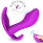 Aiwo-zdb Excited Experience Hasiky 10 Frequency Wearable Vibrantor with Wireless Remote Control Mssager Toys for Women Tshirt Perfect Process