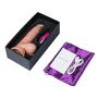 Riodong® Rotating Dildo Liquid Silicone Vibrating Cock Realistic Penis of Porn Star with Suction Cup for Women Masturbation G-Spot Vibrator Anal Play Sex Toy, 8.25 Inches