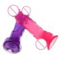 CONtenct Realistic Big Dillo with Section Cup Veginal G-Spotter Anul Play Flexible Panis Adult Six Toy for Women Men