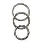 SPORTSHEETS - MANBOUND: Metal Cock Rings - Male Extenders Set (3 pack)