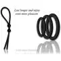 TPTPMAY 4 Pack Pennis Ring Set –3 Rings and 1 Adjustable Pennis Loops Silicone Pennis Sleeve Powerful Massage Long Lasting Toys for Men TPTPMAY 4 Pack Pennis Ring Set –3 Rings and 1 Adjustable Pennis Loops Silicone Pennis Sleeve Powerful Massage Long Lasting Toys for Men