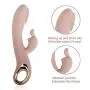Luv Sensation G-Spot Clitoris Rabbit Vibrator, Waterproof Rechargeable Stimulator Massager Sex Toy with Soft Silicone and Different Vibrating Level Grey Luv Sensation G-Spot Clitoris Rabbit Vibrator, Waterproof Rechargeable Stimulator Massager Sex Toy with Soft Silicone and Different Vibrating Level Grey