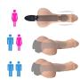 Mini Male Masturbator 3D Realistic Pussy Ass Sex Love Doll with Tight Anus, Adult Anal Sex Toys for Man Masturbation-9.5x4.4x2inch
