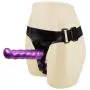 Female Wearable Leather Adjustable Strap on Double Massager, Relax Toy for Him and Her