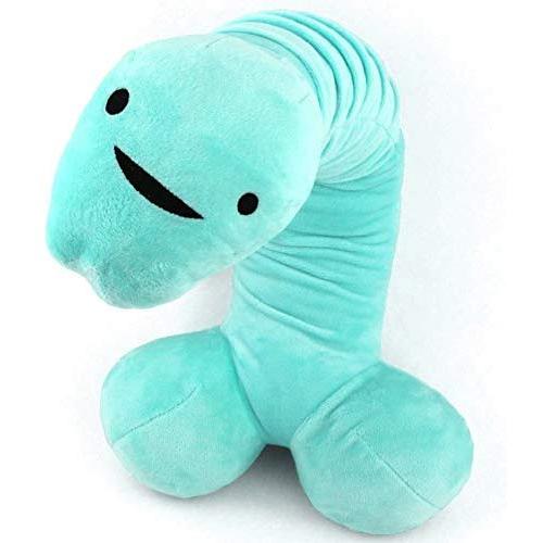 I Heart Guts Penis Plush Adjustable Neck Pillow with Foreskin Pocket