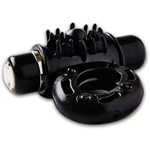 Novel Creations Sensuelle Bullet Ring 7 Function Penis Ring, Black Novel Creations Sensuelle Bullet Ring 7 Function Penis Ring, Black