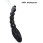 Zemalia Vibrating Anal Plug Beads 10 Speeds Prostate Massager Adult Anal Sex Toy G-Spot Vibrator Rechargeable Butt Plug Waterproof for Men Women and Couples