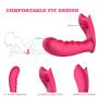 Wearable G Spot Butterfly Vibrator, Wireless Remote Control Clitoris Vibrating Dildo with 10 Vibration Pattern, Rechargeable Waterproof Female Masturbation Adult Sex Toys for Couple & Women