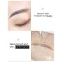 DAGEDA Black 36 Pairs 4 PC Eyebrow Transfers Stickers, Long Lasting Natural Waterproof Bionic Eyebrow Water Transfer Tattoo Eyebrow Sticker For Woman Man Makeup Tool（Black 04）