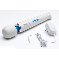 New Rechargeable Magic Wand Premium Wellness Full Body Massager + Includes a JO Relaxing Lavendar Aromatherapy Massage Glide 1 Oz