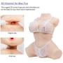 Y-NOT 3D Realistic Lifelike Sex Toys Doll Torso Male Masturbator with Heating Rod, for Realistic Anal, Breast, Vagina Sex, Adult Toy Silicone Flesh