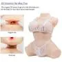 Y-NOT 3D Realistic Lifelike Sex Toys Doll Torso Male Masturbator with Heating Rod, for Realistic Anal, Breast, Vagina Sex, Adult Toy Silicone Flesh