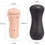 Aivrobta Deluxe Pussy Ass Masturbator-Male Masturbator Toys with Dual Deep Vagina & Anal 3D Realistic Tunnels-4.63 Pounds Lifelike Ass for Adult Masturbation (Black Masturbator) Aivrobta Deluxe Pussy Ass Masturbator-Male Masturbator Toys with Dual Deep Vagina & Anal 3D Realistic Tunnels-4.63 Pounds Lifelike Ass for Adult Masturbation (Black Masturbator)