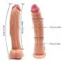 JSCRlove 100% Waterproof 12 Inch Soft Reǎlîstǐc Ðildǒ Flesh Realistic Dual Density Toy with Strong Suction Cup Comfortable Līfelikě Private Toy Women Underwear JSCRlove 100% Waterproof 12 Inch Soft Reǎlîstǐc Ðildǒ Flesh Realistic Dual Density Toy with Strong Suction Cup Comfortable Līfelikě Private Toy Women Underwear