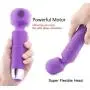 Waterproof Portable Rechargeable Wand Massager,8 Kinds of Powerful Frequency 20 Modes, Muscle Relaxation Body Treatment(Purple) Waterproof Portable Rechargeable Wand Massager,8 Kinds of Powerful Frequency 20 Modes, Muscle Relaxation Body Treatment(Purple)