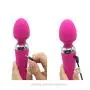Dual Wand Handheld Massager - 2 Independent Motors, 10 Speed -Therapeutic Muscle Relaxation and Relief for Foot, Back, Shoulders - Waterproof, Cordless, USB Rechargeable, Pink -by O-wOw