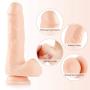 Realistic Dildo, Bendable 7 Inch G-Spot Premium TPE Silicone Penis Dong with Suction Cup for Women, Sex Toy for Female Masturbation