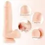 Realistic Dildo, Bendable 7 Inch G-Spot Premium TPE Silicone Penis Dong with Suction Cup for Women, Sex Toy for Female Masturbation