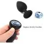 YiFeng Medical Silicone Vibrating Butt Plugs Anal Plug Prostate Massager with One Bullet Vibrator