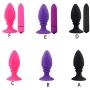 CONtenct Silicone Plug But Adult Six Toys with 10 Vibrition Modes Mini Vibritor Excitement for Women Men