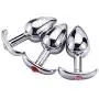 Oolong Silver Metal Ex-pan-sion Hand-held Handle Small Size Ȁmâl Plúg for Men for Women Oolong Silver Metal Ex-pan-sion Hand-held Handle Small Size Ȁmâl Plúg for Men for Women