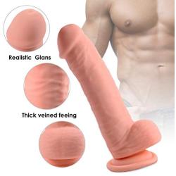 ZEMALIA 360 Degree Rotatable Dildos Realistic Penis Vibrators Multi-Speed G-Spot Wand Massager Clitoral Stimulator Sex Adult Toys for Women Sexual Wellness