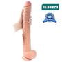 A23 XINKONGG 43cm/16.9in Female Silicone Tool Silicone-Dîldɔ Female Relaxing Massage Simulating The Penis is Lifelike