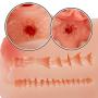 Handhold Male Masturbator for Doggy and Missionary Style, Fondlove Male Stroker 3D Realistic Butt with 2 Hole Pussy Ass Masturbation Adult Sex Toys for Men Sexual Pleasure