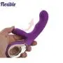 G Spot Rabbit Vibrator Clitoris Stimulation, EVERFUN Waterproof Dildo Vibrator Clit Stimulator with 10 Vibration Modes Quiet Dual Motor for Women Rechargeable (Purple)