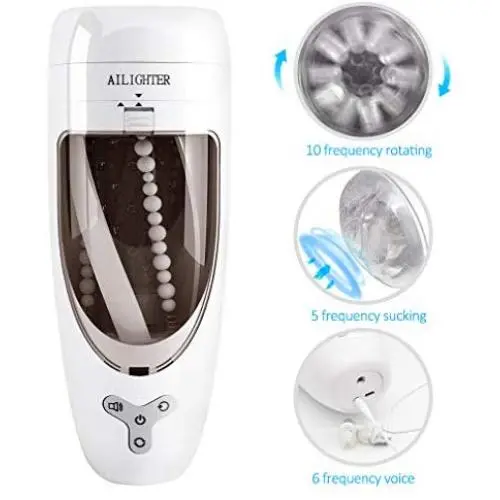 Mens Deluxe Toys for Self Pleasure Men Male Massager Kit with 10 Speeds 5 Rotating Suction and Vibration Massage Vacuum Pump Tool, Sexy Underwear for Man Mens Deluxe Toys for Self Pleasure Men Male Massager Kit with 10 Speeds 5 Rotating Suction and Vibration Massage Vacuum Pump Tool, Sexy Underwear for Man