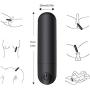 Vibrator Clitoris and G-Spot Nipple Stimulator Vibrate Massager Bullet Vibe Orgasm Vagina Dildo for Travel USB Rechargeable Portable Waterproof Vibrating Wand Adult Sex Toys (Black)