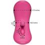 Doc Johnson Iride - Ridable Dual Zone Vibrator - Clittoral and G-Spot Stimulating