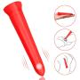 Bullet Vibrator - Silicone Mini Clit G Spot Vibrator with 16 Vibration Modes for Travel Waterproof Rechargeable Clitoral Stimulator Adult Sex Toys for Women and Couples (Red)